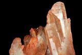 Natural, Red Quartz Crystal Cluster - Morocco #88919-2
